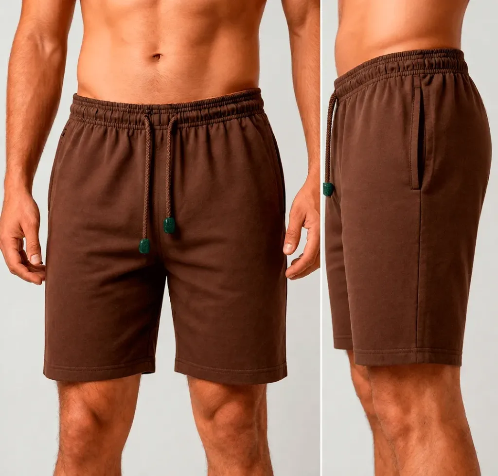 [YV21SSAK] SHORT CLÁSICO VARON YV21 (S, AMARILLO MKB)